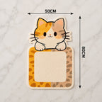 2-in-1 Wall-Mounted Cat Scratcher & Interactive Play Toy