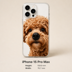 Personalized Pet Photo Phone Case with 3D Squeezable Nose
