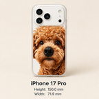 Personalized Pet Photo Phone Case with 3D Squeezable Nose