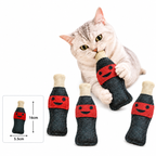 Teeth-Cleaning Catnip Chew Toys – Natural Loofah Dental Care & Play Set