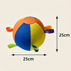 Interactive Colorful Herding Ball with Handles for Dogs – Durable Outdoor Training Toy