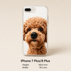 Personalized Pet Photo Phone Case with 3D Squeezable Nose