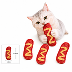 Teeth-Cleaning Catnip Chew Toys – Natural Loofah Dental Care & Play Set