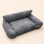 Fluffy Cloud Cat Sofa Bed with Soft Bolsters & Washable Covers