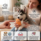 Durable Natural Monster Latex Dental Squeaky Dog Toy