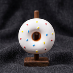 Colorful Squeaky Donut Dog Toy
