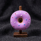 Colorful Squeaky Donut Dog Toy