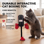 Durable Interactive Cat Boxing Toy with Punching Bag