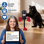 Durable Interactive Cat Boxing Toy with Punching Bag