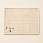 Personalized Fluffy Dog Blanket with Custom Embroidery