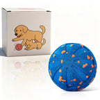 Interactive Rechargeable Dog Ball – Smart Rolling & Dental Chew Toy