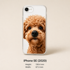 Personalized Pet Photo Phone Case with 3D Squeezable Nose