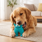 Durable Dog Dental Chew Toy – Tooth Cleaning Monster in Dog Colors