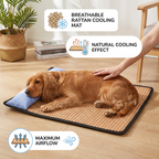 Breathable Rattan Dog Cooling Mat