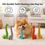 XXL Durable Teeth Cleaning Latex Dog Toy