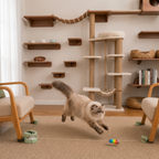 Automatic Cat Chasing Track Toy