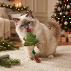 Christmas Catnip Rope Teaser Cat Toy