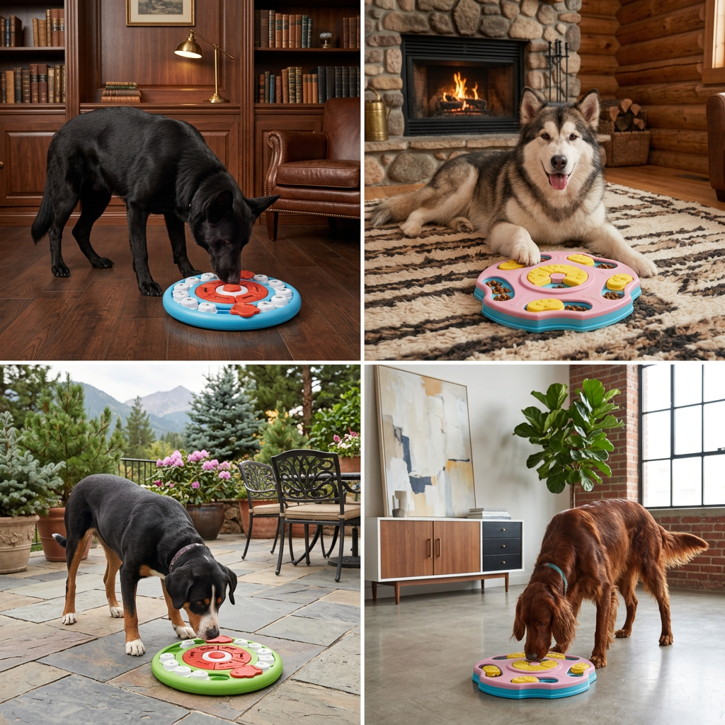 Interactive Food Puzzle for Dogs