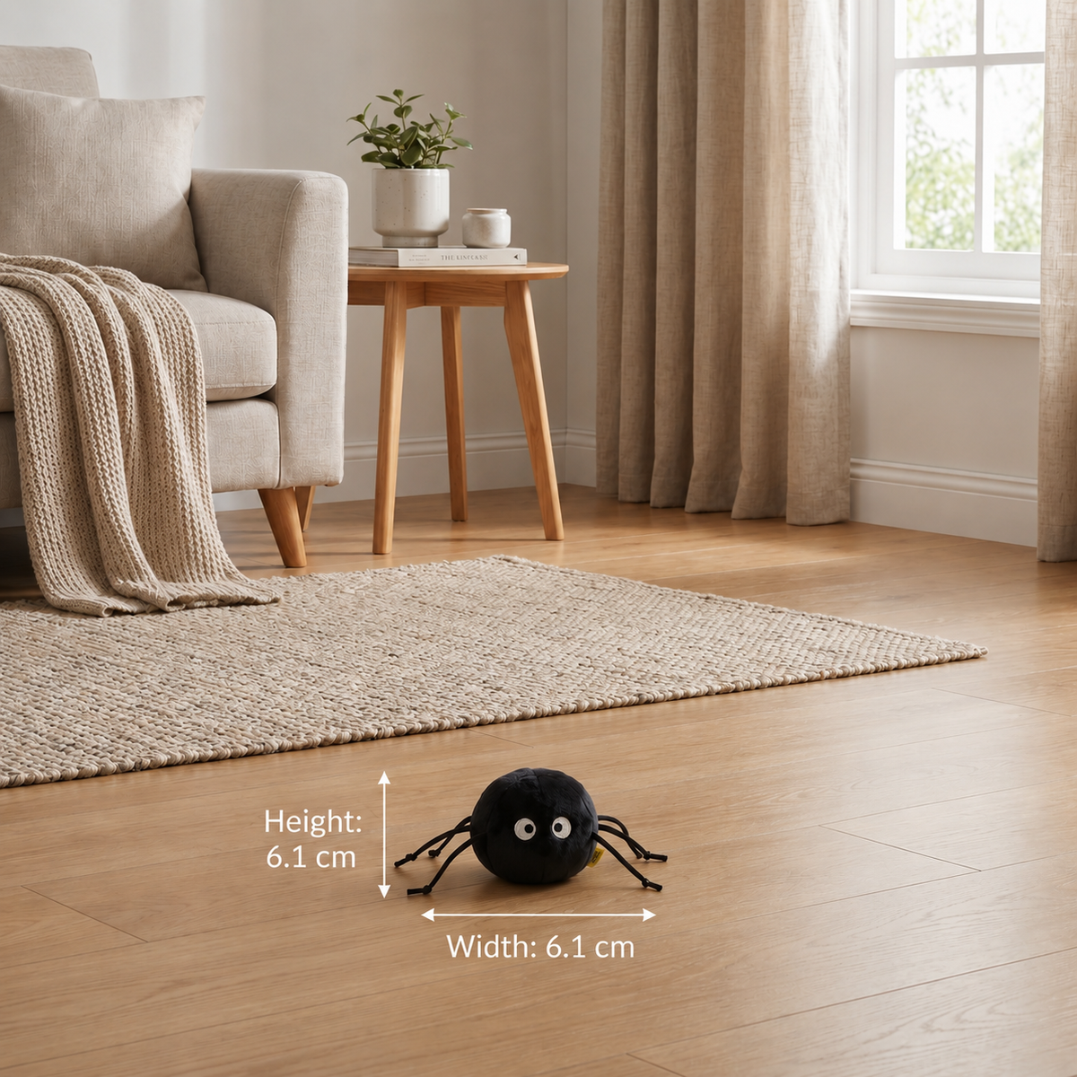 Cute Interactive Rolling Plush Cat toy