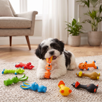 Durable Natural Latex Teeth Cleaning Dog Chew Toy