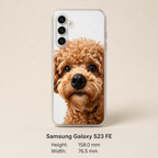 Personalized Pet Photo Phone Case with 3D Squeezable Nose