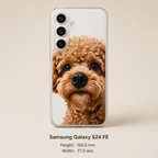 Personalized Pet Photo Phone Case with 3D Squeezable Nose