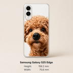 Personalized Pet Photo Phone Case with 3D Squeezable Nose