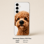 Personalized Pet Photo Phone Case with 3D Squeezable Nose