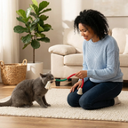Natural cat chew rope – robust, promotes dental hygiene and reduces stress
