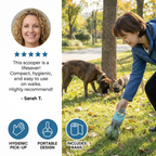 Dog Poop Scooper with Bags – Portable Outdoor Cleaning Set