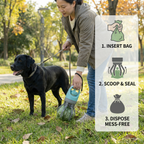 Dog Poop Scooper with Bags – Portable Outdoor Cleaning Set